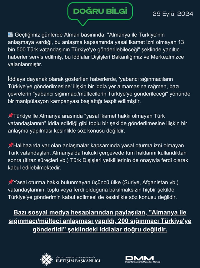 Fahrettin Altun'dan Özgür Özel'in 'sığınmacı' iddialarına yalanlama - Resim: 1