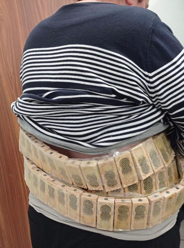 'Yürüyen kovan' yakalandı! Pes dedirten görüntü - Resim: 0