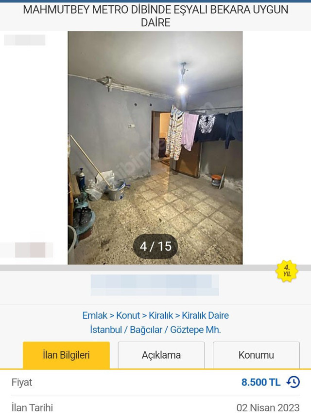 Bağcılar'da 'harabe ev' için istenen kira büyük tepki topladı - Resim: 1