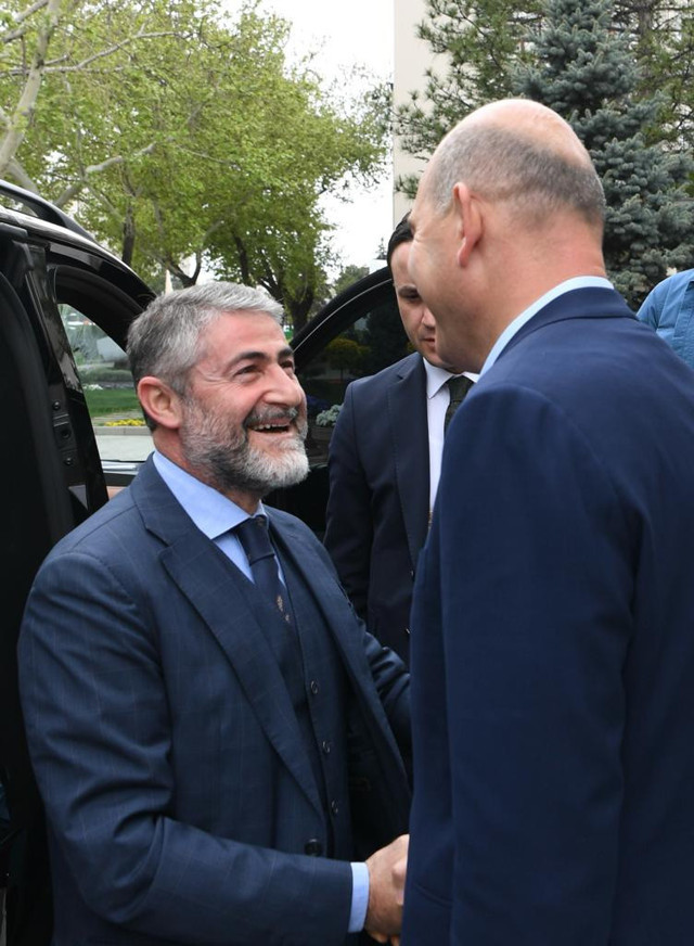 Bakan Nureddin Nebati İçişleri Bakanlığı'nda: Süleyman Soylu'ya destek ziyaretine Soylu'dan teşekkür - Resim: 0