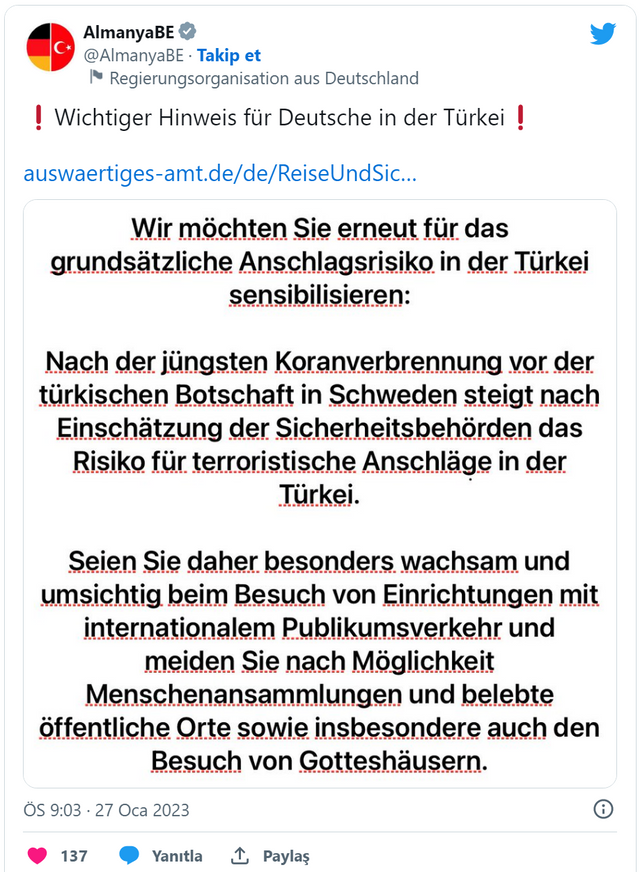 Neler oluyor? 5 ülkeden peş peşe 'Türkiye için terör alarmı' geldi! ABD, Almanya, Fransa, İtalya, İspanya... - Resim: 2
