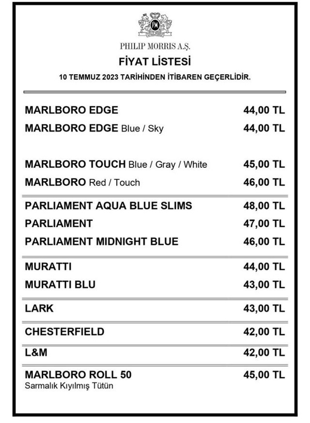 Sigaraya 5 lira daha zam geldi! En ucuz sigara 42 lira oldu işte zamlı fiyatlar... - Resim: 0