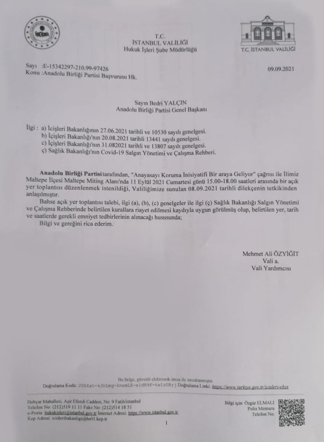 İstanbul'da aşı karşıtlarının 'Büyük Uyanış' mitingi arap saçı oldu! İzin var mı yok mu? - Resim: 1
