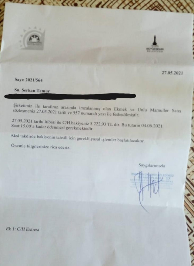 İzmir Büyükşehir önce borçlu çıkardı, sonra işinden etti: Verdiğim oylar haram olsun - Resim: 1