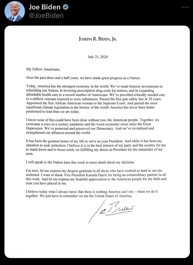 ABD Başkanı Joe Biden adaylıktan çekildi - Resim: 0