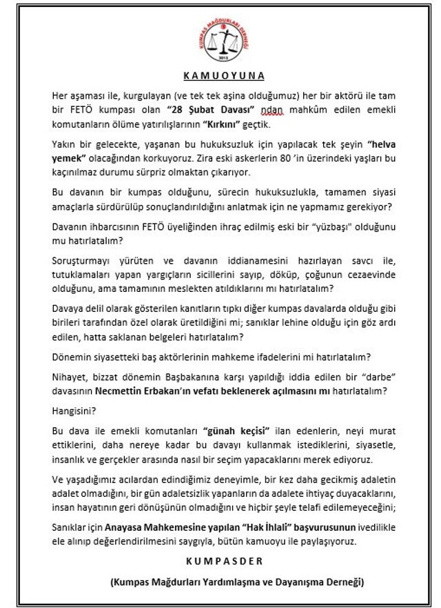 28 Şubat tutuklusu eski generaller hakkında Adli Tıp'tan rapor çıktı! Hapisten çıkamıyorlar - Resim: 1