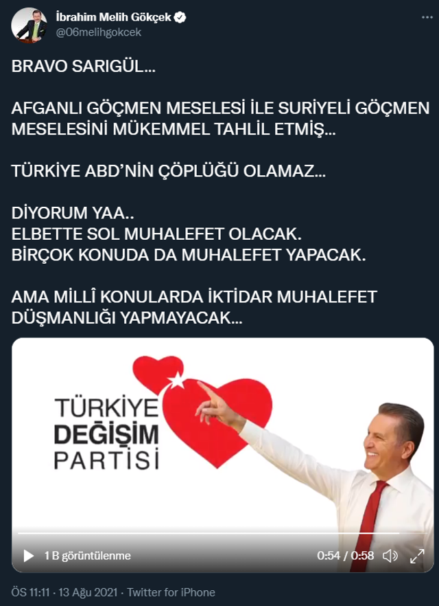 Melih Gökçek'ten Mustafa Sarıgül'e tam destek! Bravo Sarıgül - Resim: 0