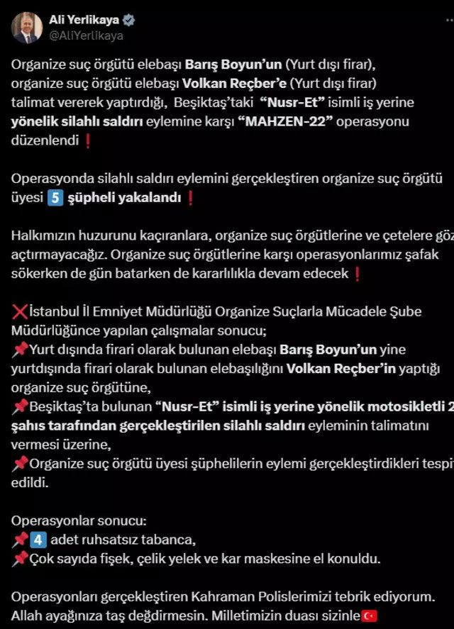Nusr-et'e yapılan motosikletli saldırının arkasından Barış Boyun çıktı! - Resim: 3