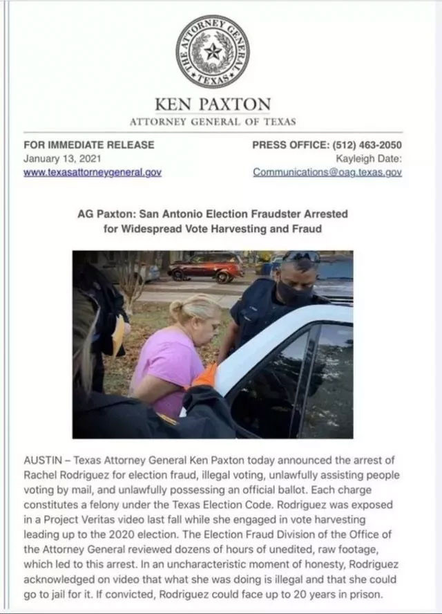 ABD'de şoke eden olay! Seçimlerde hile yapılmış Joe Biden'ın ekibinden bir kadın tutuklandı - Resim: 0