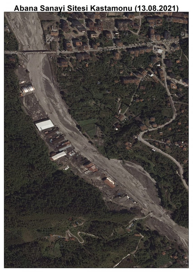 Sel felaketini yaşayan Kastamonu ve Sinop uzaydan görüntülendi! - Resim: 2