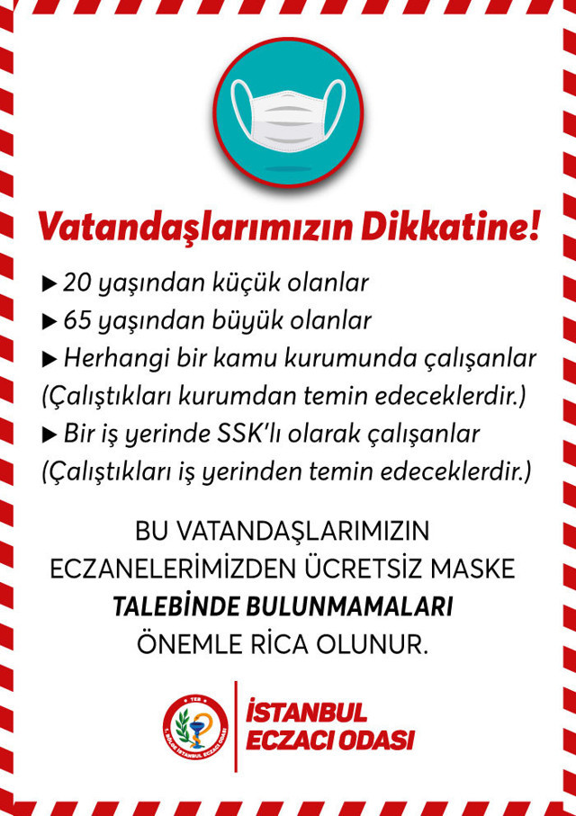 SGK'lılar eczaneden ücretsiz maske alamayacak! Yeni maske kararı şaşırttı - Resim: 0
