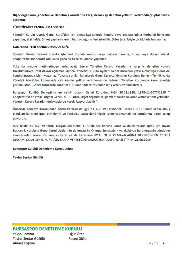 Bursaspor'u zor günler bekliyor! Gelirlere el konuldu - Resim: 2