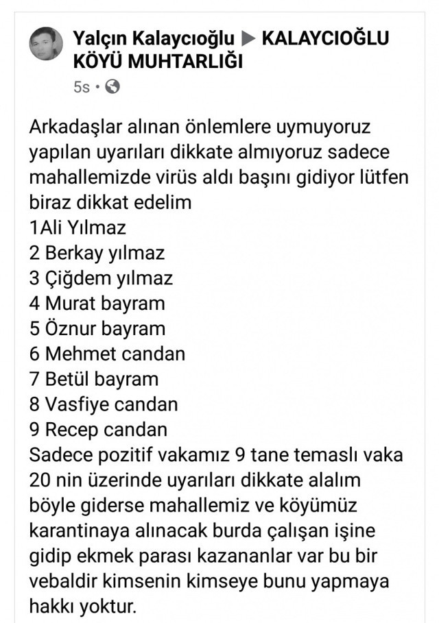 Zonguldak'ta köyde 9 kişinin testi pozitif çıktı muhtar isyan etti - Resim: 0