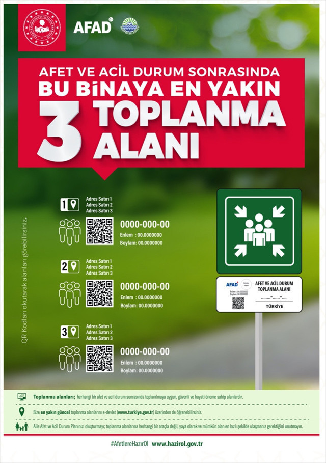 AFAD açıkladı! İstanbul'da 3 bin 21, Türkiye genelinde 18 bin 910 toplanma alanı bulunuyor - Resim: 0