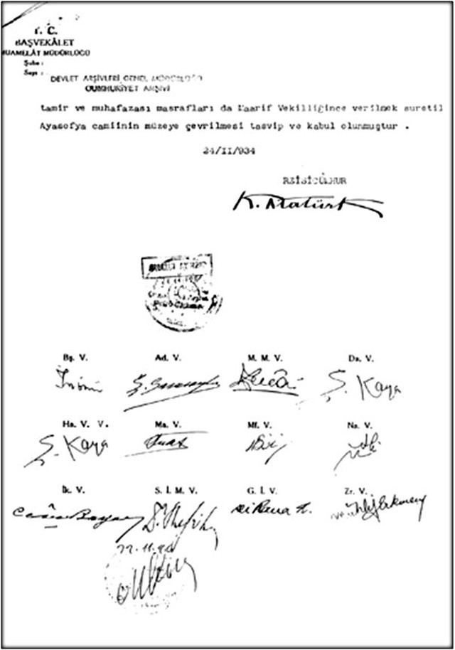 Danıştay Ayasofya için kararını verdi! Karar oy birliğiyle alındı - Resim: 1