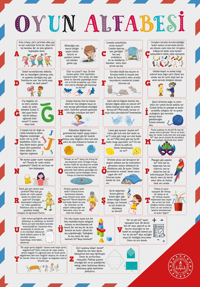 Milli Eğitim Bakanı Ziya Selçuk çocuklar için 'Oyun Alfabesi' paylaştı - Resim: 0