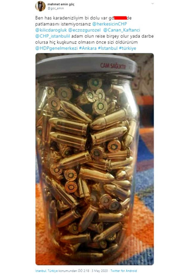 Kemal Kılıçdaroğlu'na "mermili tehdit" paylaşımı hakkında suç duyusu - Resim: 0