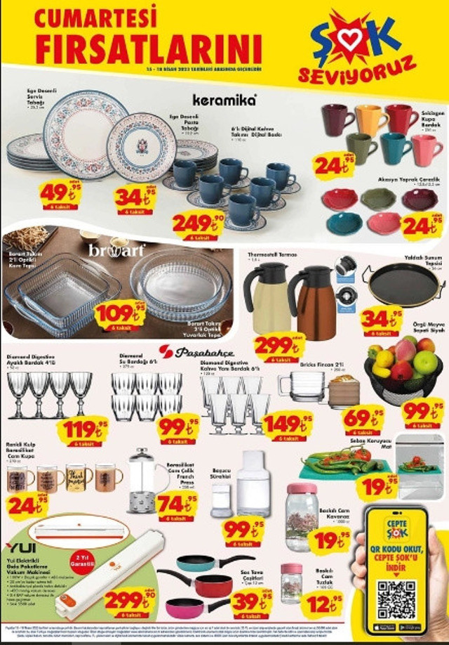 ŞOK'ta bu hafta hangi ürünler indirimde? ŞOK 15 Nisan 2023 aktüel ürünler kataloğu yayınlandı - Resim: 3