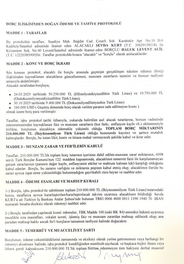 Haluk Levent'ten Sevda Kurt'un iddialarına ilişkin açıklama - Resim: 0