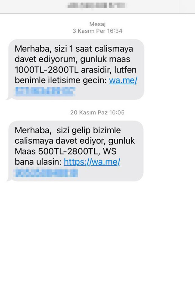 Ek gelir için gelen mesaja tıkladı borcu ödemek için yemeden içmeden 4 sene çalışması lazım - Resim: 1