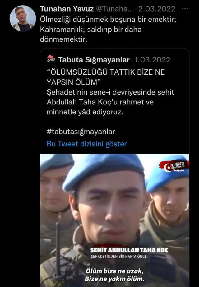 Şehit olacağı içine doğmuş Bursalı şehidin paylaştığı mesaj yürekleri dağladı - Resim: 1