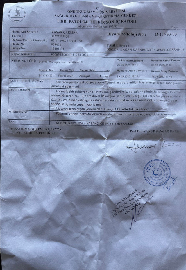 Ameliyat oldu ağrıları bir türlü geçmedi kanser bile zannedildi gerçeği 18 yıl sonra öğrendi - Resim: 0