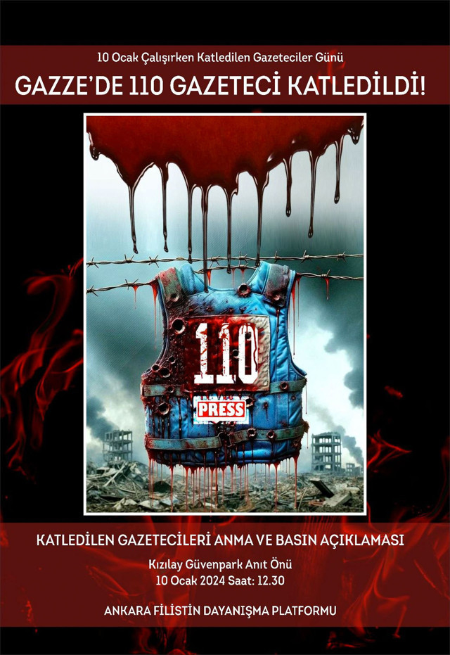 Gazeteciler 10 Ocak Çalışırken Katledilen Gazeteciler Günü'nde meydanlara iniyor - Resim: 0