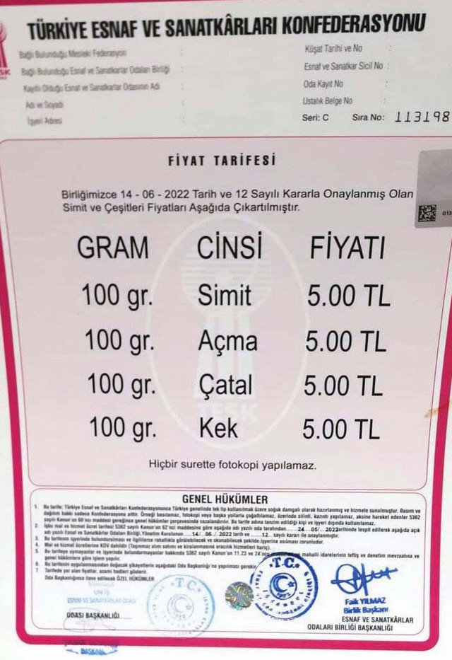 İstanbul'da simide 1 Temmuz zammı! Simitçilere yazı gönderildi - Resim: 0