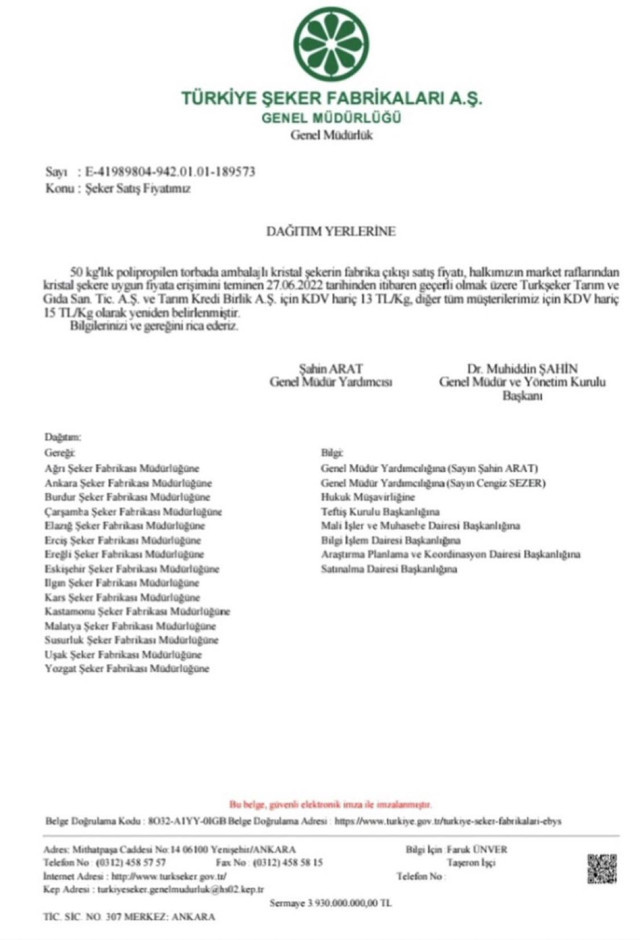 Türk Şeker'den şekere büyük zam yüzde 67'ye varan artışlar oldu - Resim: 0