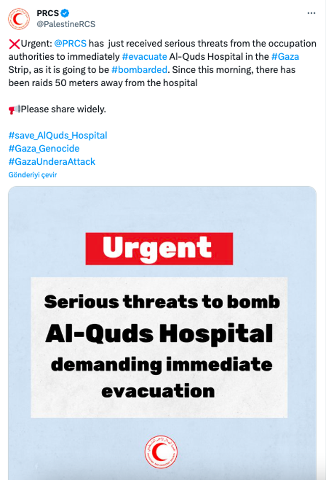 İsrail açıkladı, katliamda yeni bir aşama başladı! 'O hastaneyi hemen boşaltın bombalayacağız - Resim: 0