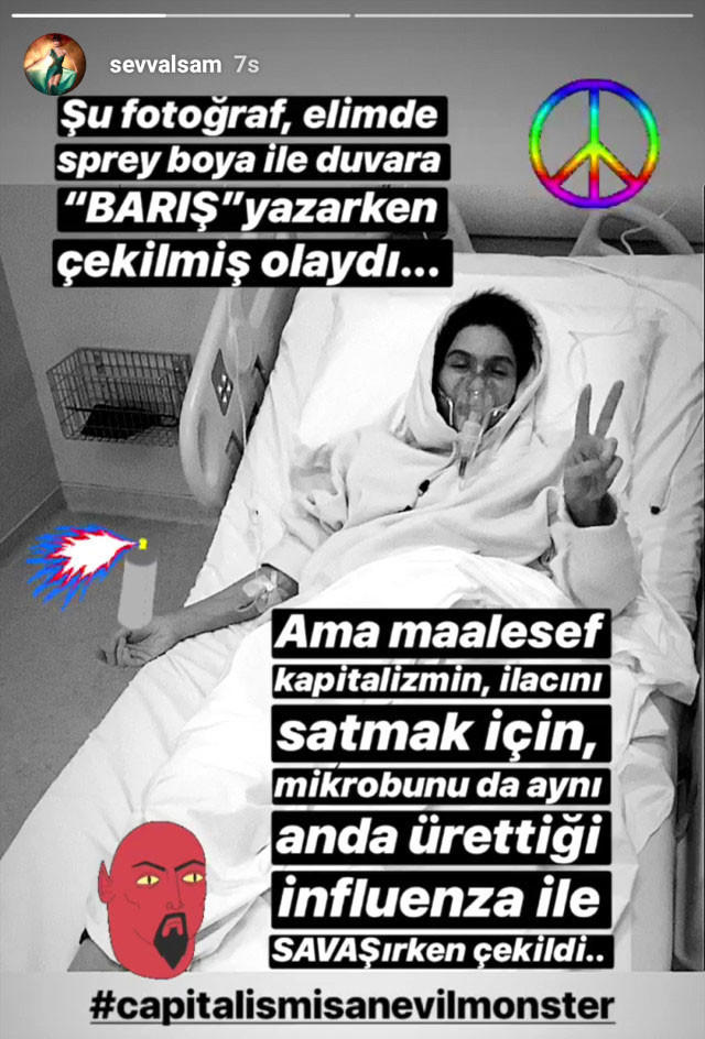 Yasak Elma'nın yıldızı Şevval Sam apar topar hastaneye kaldırıldı! Korkutan fotoğraf - Resim: 3