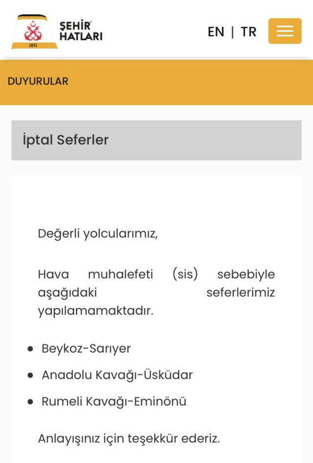 İstanbul'da ulaşıma sis engeli! Gemi trafiği çift yönlü durduruldu - Resim: 1