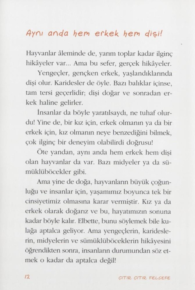 Bakan Yanık: Çıtır Çıtır Felsefe Serisi'nde 7 kitap muzır çıktı - Resim: 1