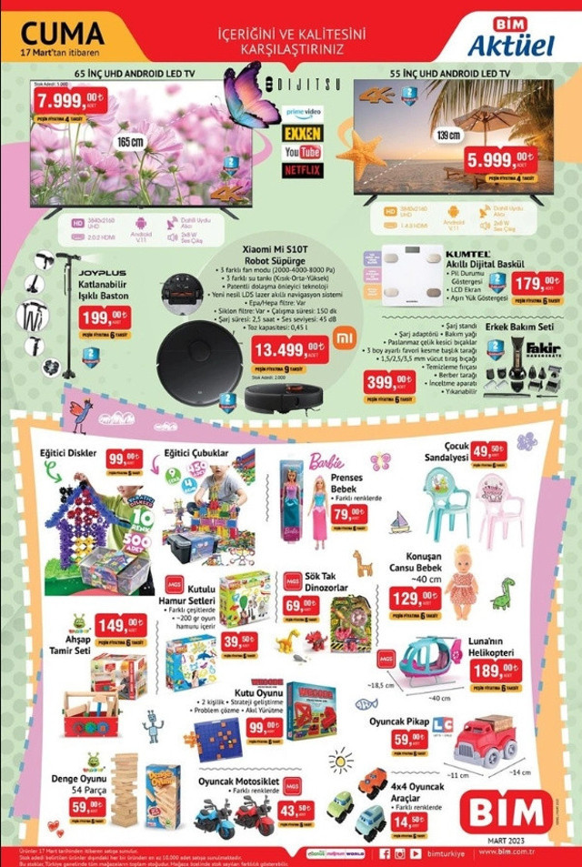 17 Mart BİM aktüel ürünler kataloğu! Kaçırılmayacak fırsatlar, yok yok hepsi raflarda! - Resim: 1