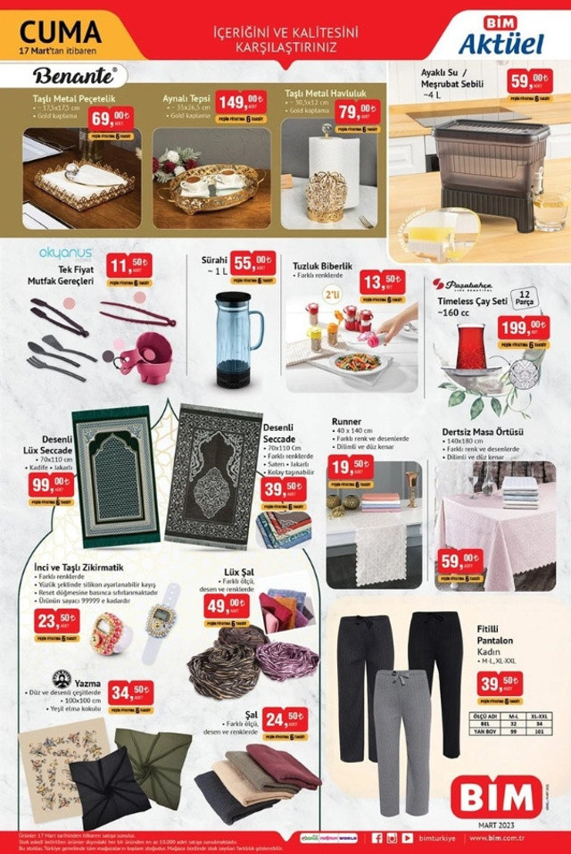 17 Mart BİM aktüel ürünler kataloğu! Kaçırılmayacak fırsatlar, yok yok hepsi raflarda! - Resim: 2