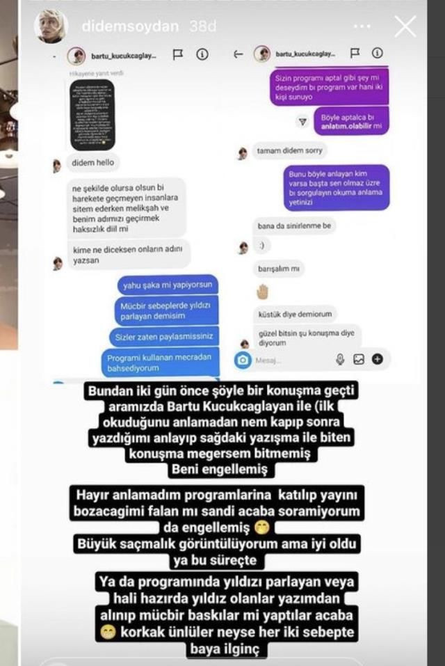 Bartu Küçükçağlayan'ın mesajlarını Didem Soydan ifşa etti ikili birbirine girdi - Resim: 4