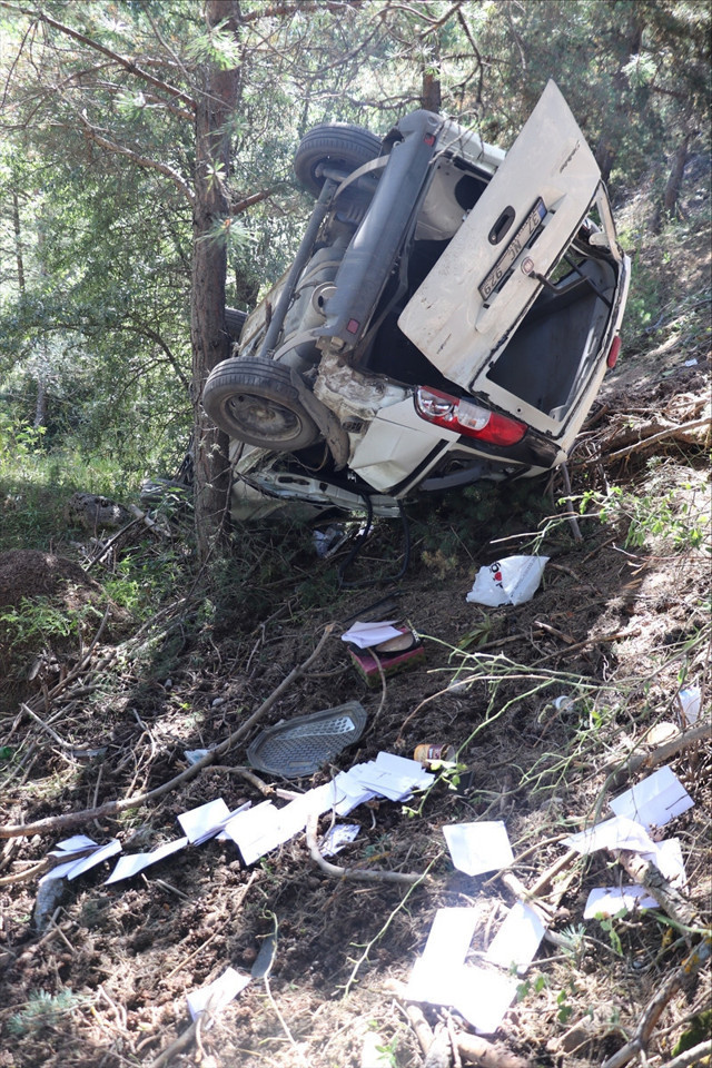 Kastamonu'da düğün dönüşü feci kaza! Karı koca hayatını kaybetti - Resim: 1
