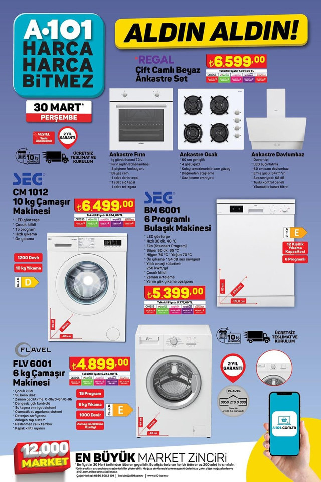 A101 30 Mart perşembe aktüel ürünler kataloğu yayınlandı! Sıfır elektrikli araba yarın satışa çıkıyor! - Resim: 1