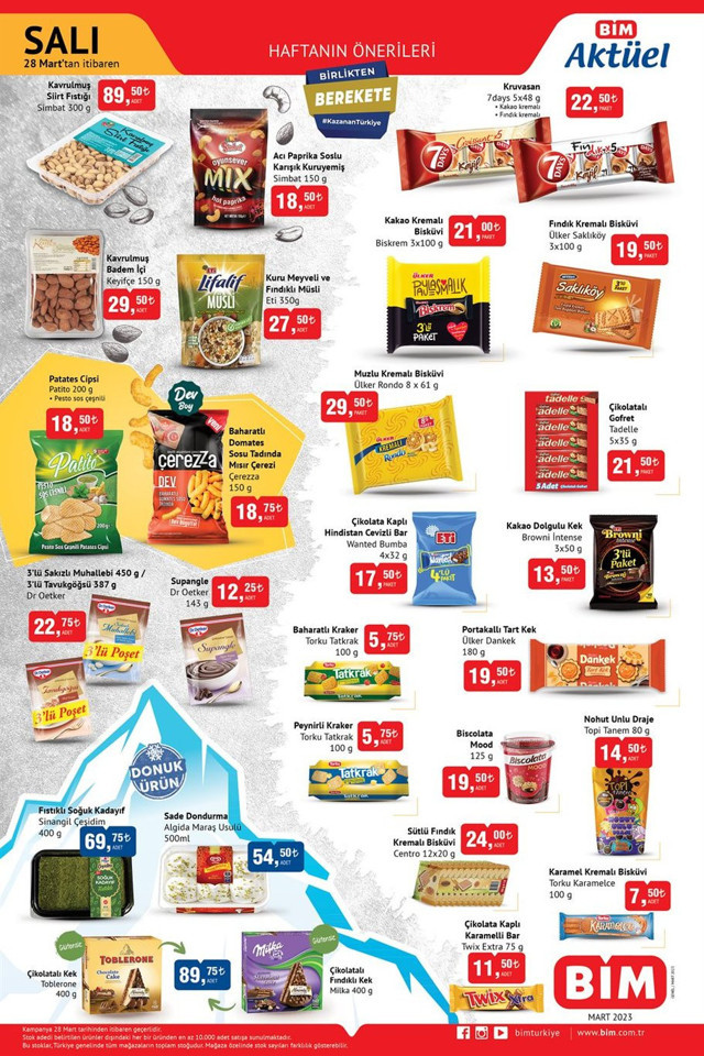 BİM 28-31 Mart aktüel ürünler kataloğu yayınlandı! BİM'de bu hafta hangi indirimli ürünler var? - Resim: 1