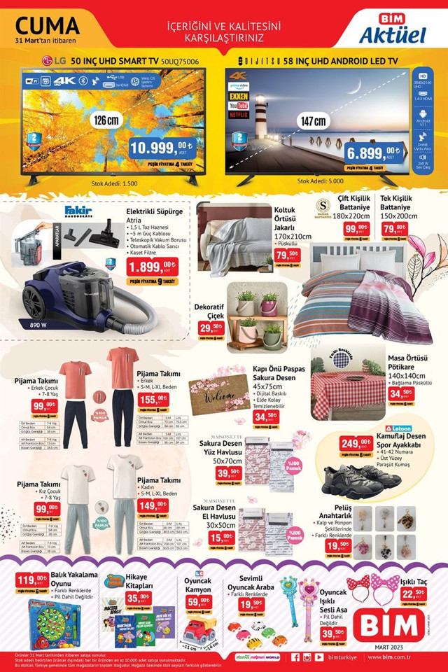 BİM 28-31 Mart aktüel ürünler kataloğu yayınlandı! BİM'de bu hafta hangi indirimli ürünler var? - Resim: 2