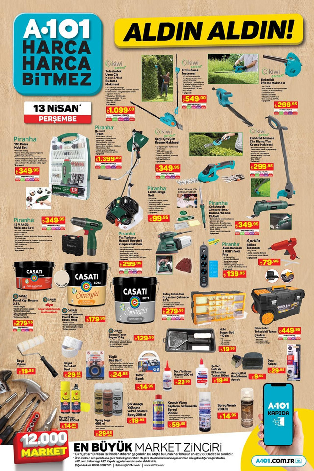 A101 13 Nisan Perşembe aktüel ürünler kataloğu yayınlandı! Dünya A101 gününe özel ürünlerde dev indirim - Resim: 8