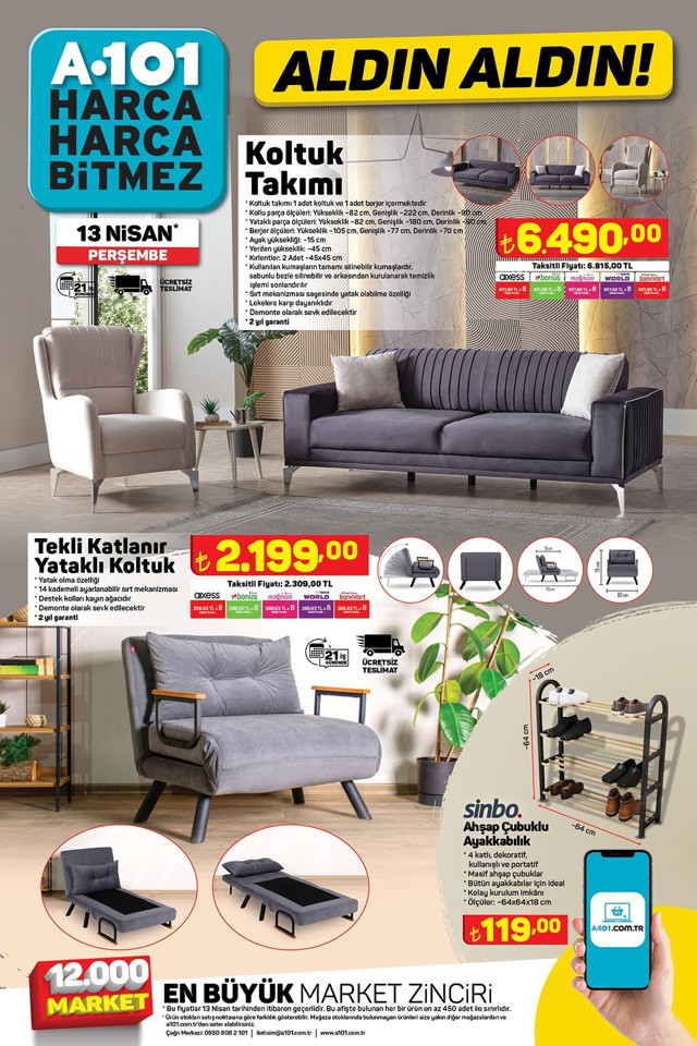 A101 13 Nisan Perşembe aktüel ürünler kataloğu yayınlandı! Dünya A101 gününe özel ürünlerde dev indirim - Resim: 9