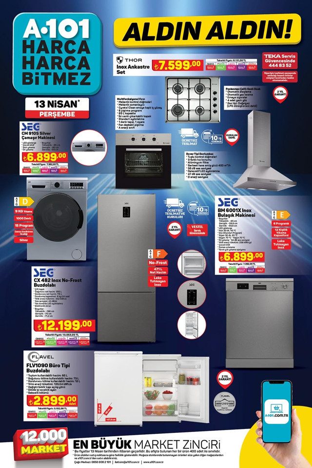 A101 13 Nisan Perşembe aktüel ürünler kataloğu yayınlandı! Dünya A101 gününe özel ürünlerde dev indirim - Resim: 2