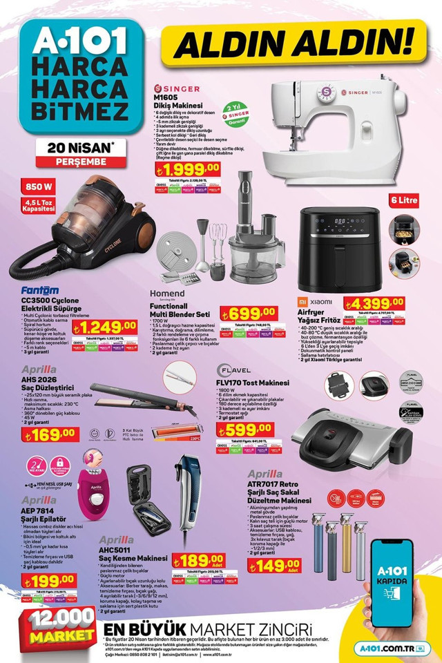 A101 20 Nisan 2023 kataloğu yayınlandı! İndirimli aktüel ürünler belli oldu işte fiyat listesi - Resim: 2