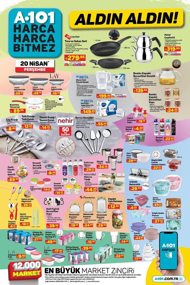 A101 20 Nisan 2023 kataloğu yayınlandı! İndirimli aktüel ürünler belli oldu işte fiyat listesi - Resim: 7