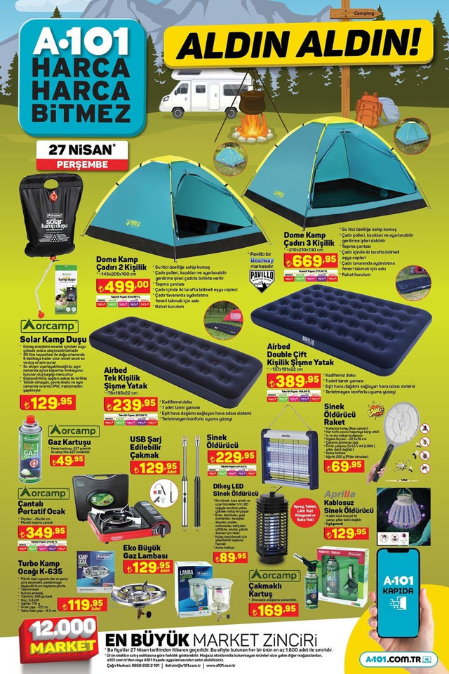 27 Nisan kataloğu: A101'de hangi ürünler indirimde? İşte 11 sayfalık dev kampanya... - Resim: 3