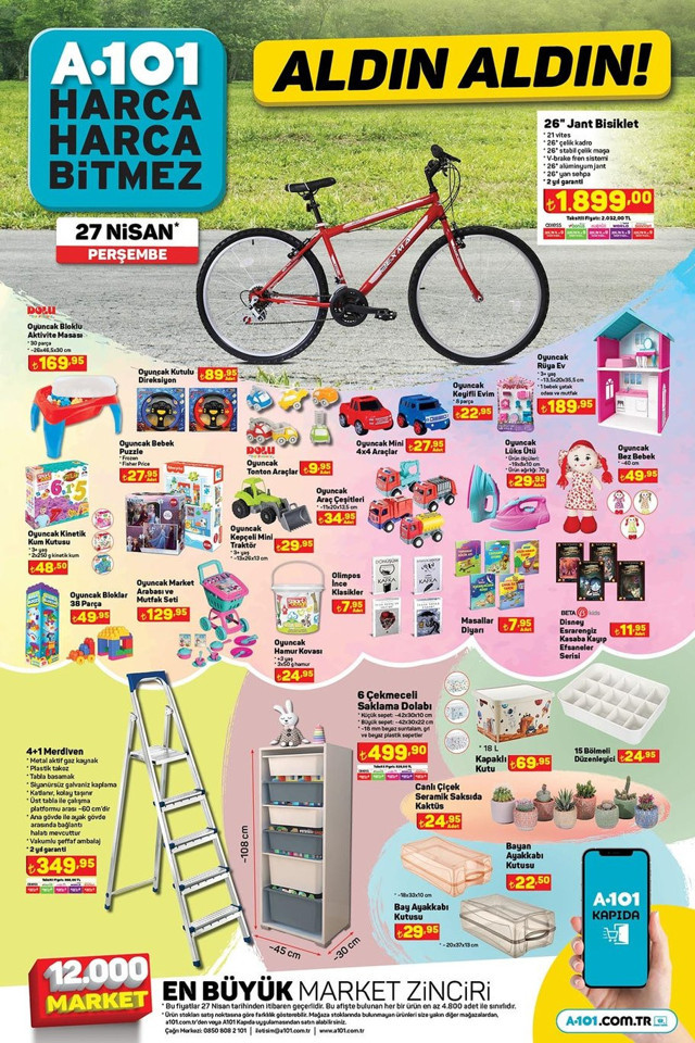 27 Nisan kataloğu: A101'de hangi ürünler indirimde? İşte 11 sayfalık dev kampanya... - Resim: 6