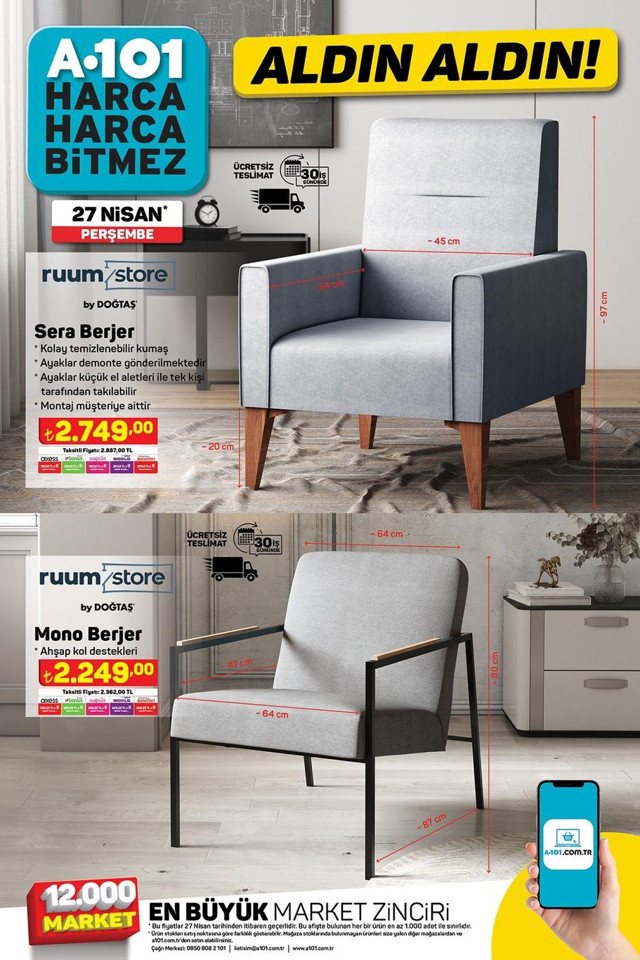 27 Nisan kataloğu: A101'de hangi ürünler indirimde? İşte 11 sayfalık dev kampanya... - Resim: 4