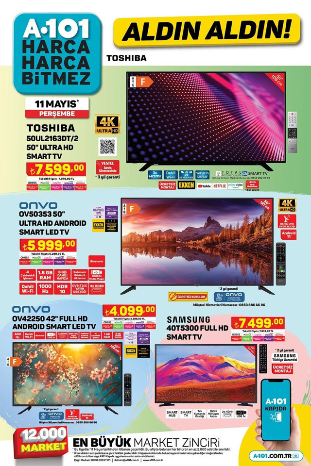 11 Mayıs A101 kataloğu! İndirimli ürünler belli oldu: Sürpriz kampaya kaçmaz! - Resim: 0