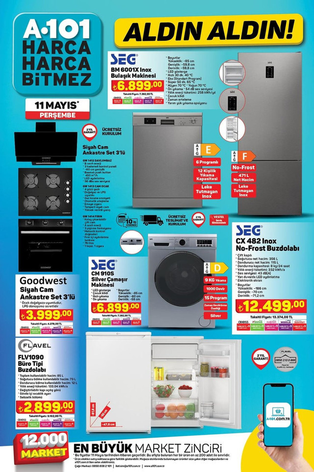 11 Mayıs A101 kataloğu! İndirimli ürünler belli oldu: Sürpriz kampaya kaçmaz! - Resim: 1